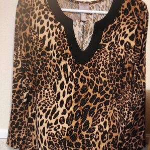 Animal print dress